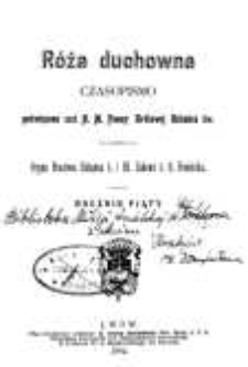 Róża Duchowna - R. 5 (1902) n. 1-12