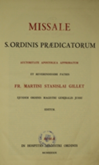 Missale S. Ordinis Praedicatorum