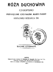 Róża Duchowna - R. 14 (1911) n. 1-12