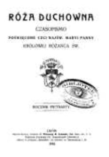 Róża Duchowna - R. 15 (1912) n. 1-12