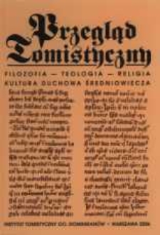 Przegląd Tomistyczny : rocznik poświęcony historii teologii. T. 12 (2006)